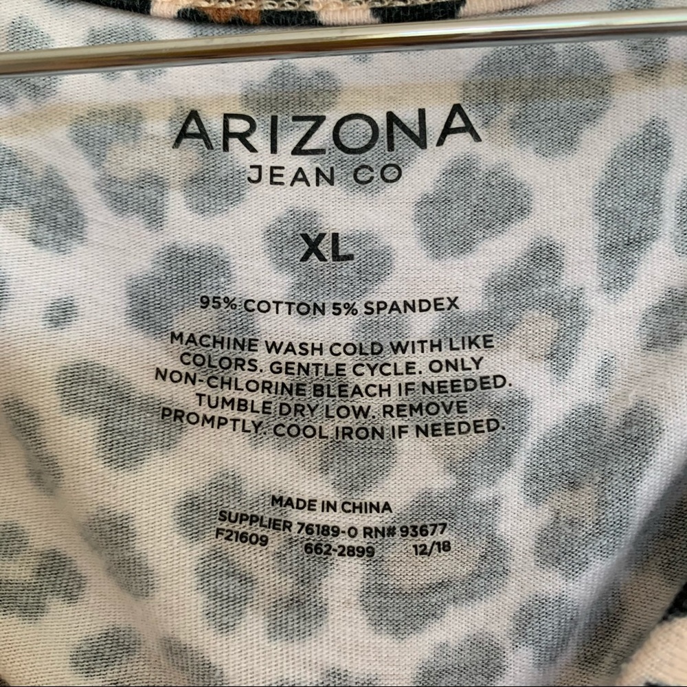 Arizona Jean Co Leopard Animal Print Bodysuit XL - Picture 4 of 7